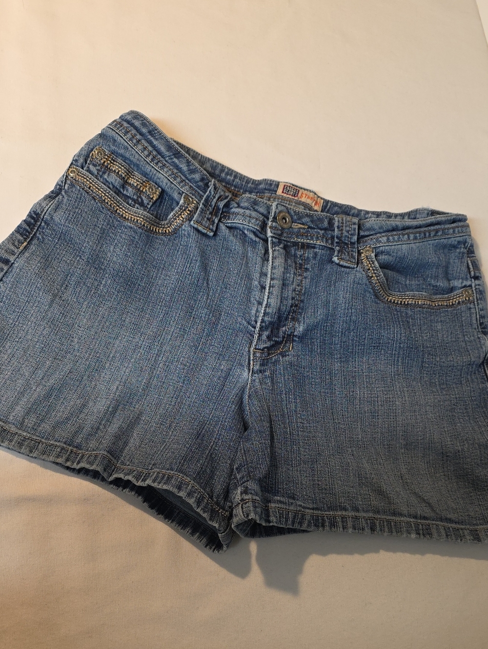 Faded Glory Medium Blue Denim Cutoff Shorts